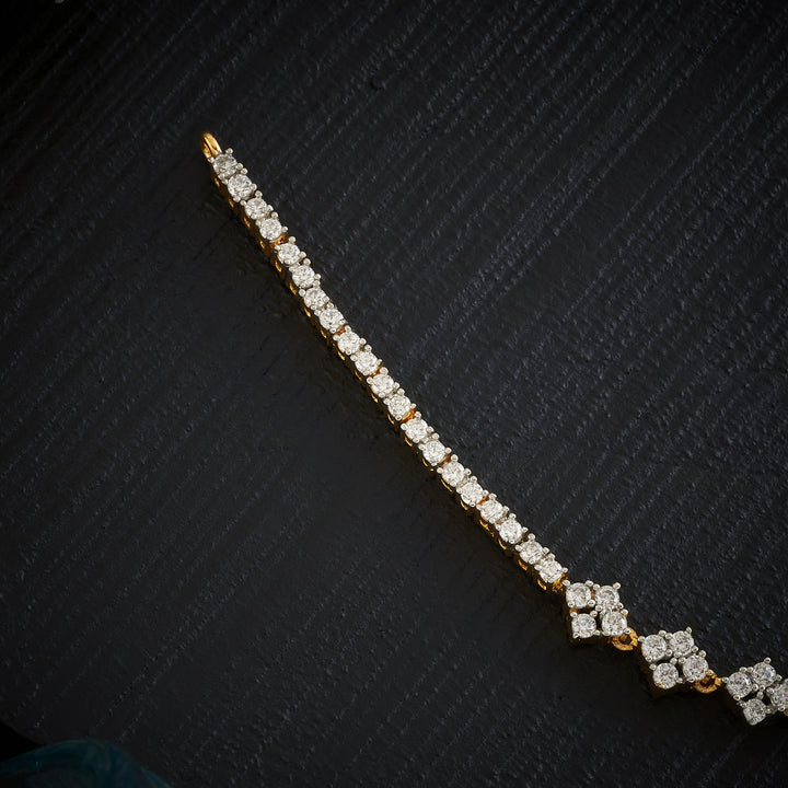 Panna-Droplet CZ Necklace