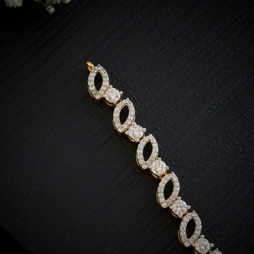 Brilliant Bloom CZ Necklace