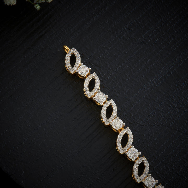 Brilliant Bloom CZ Necklace