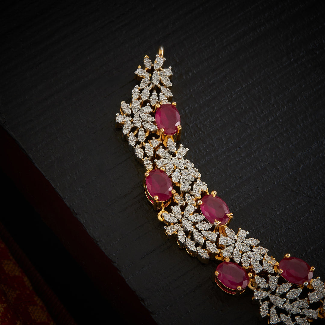 Sparkle-Oval CZ Necklace