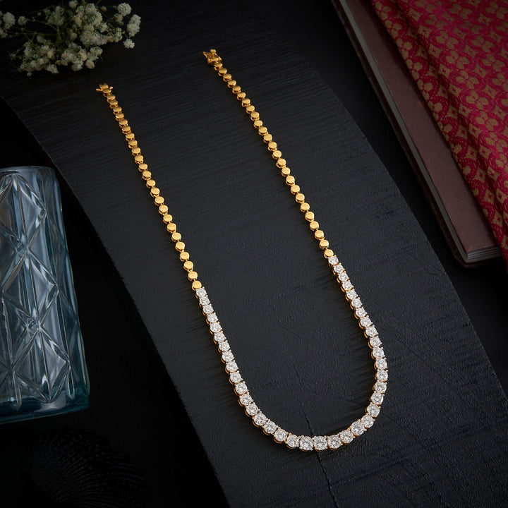 Orbit CZ Necklace
