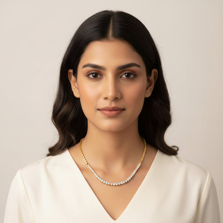 Orbit CZ Necklace