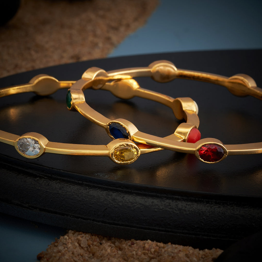 Ratnavali Stone Bangles