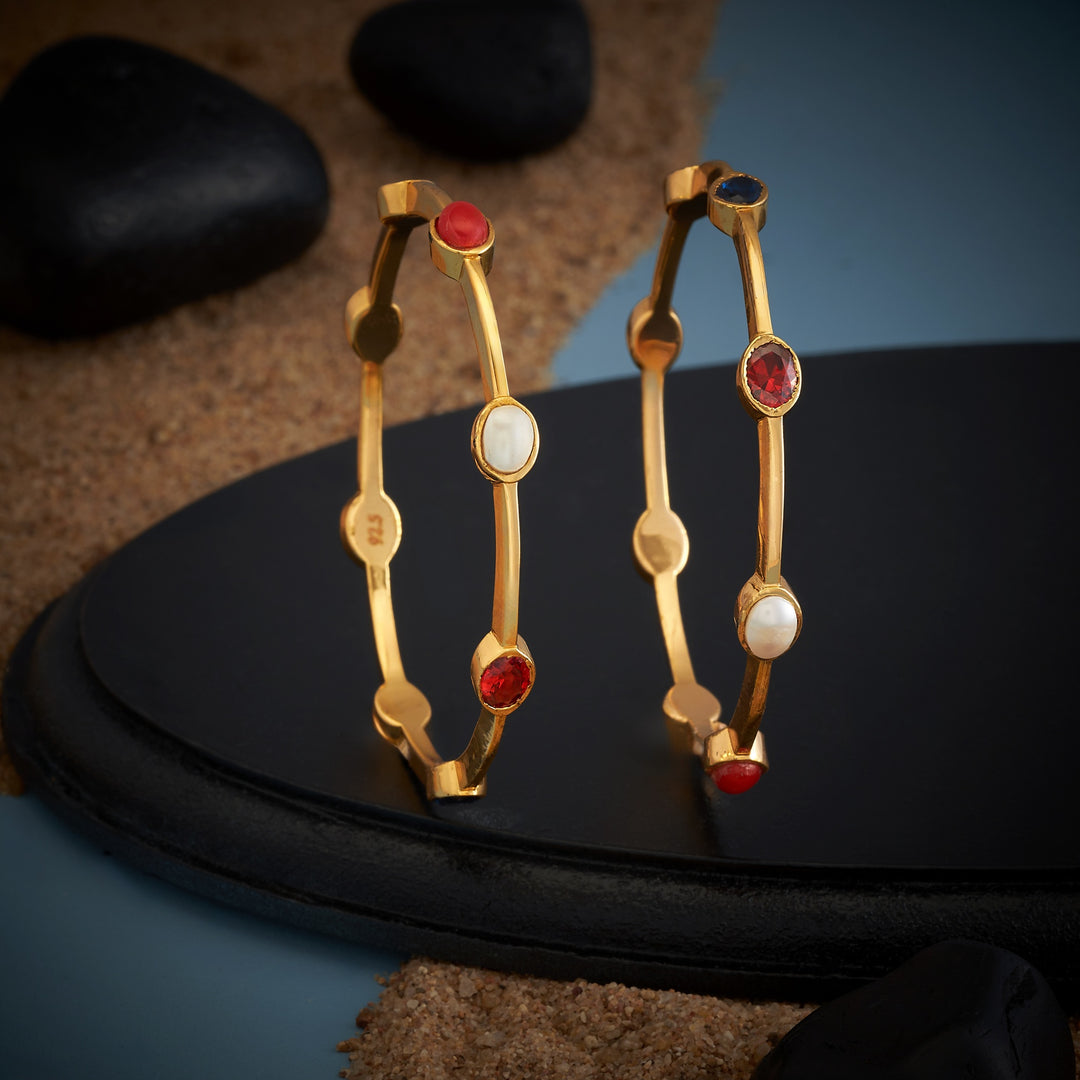 Ratnavali Stone Bangles