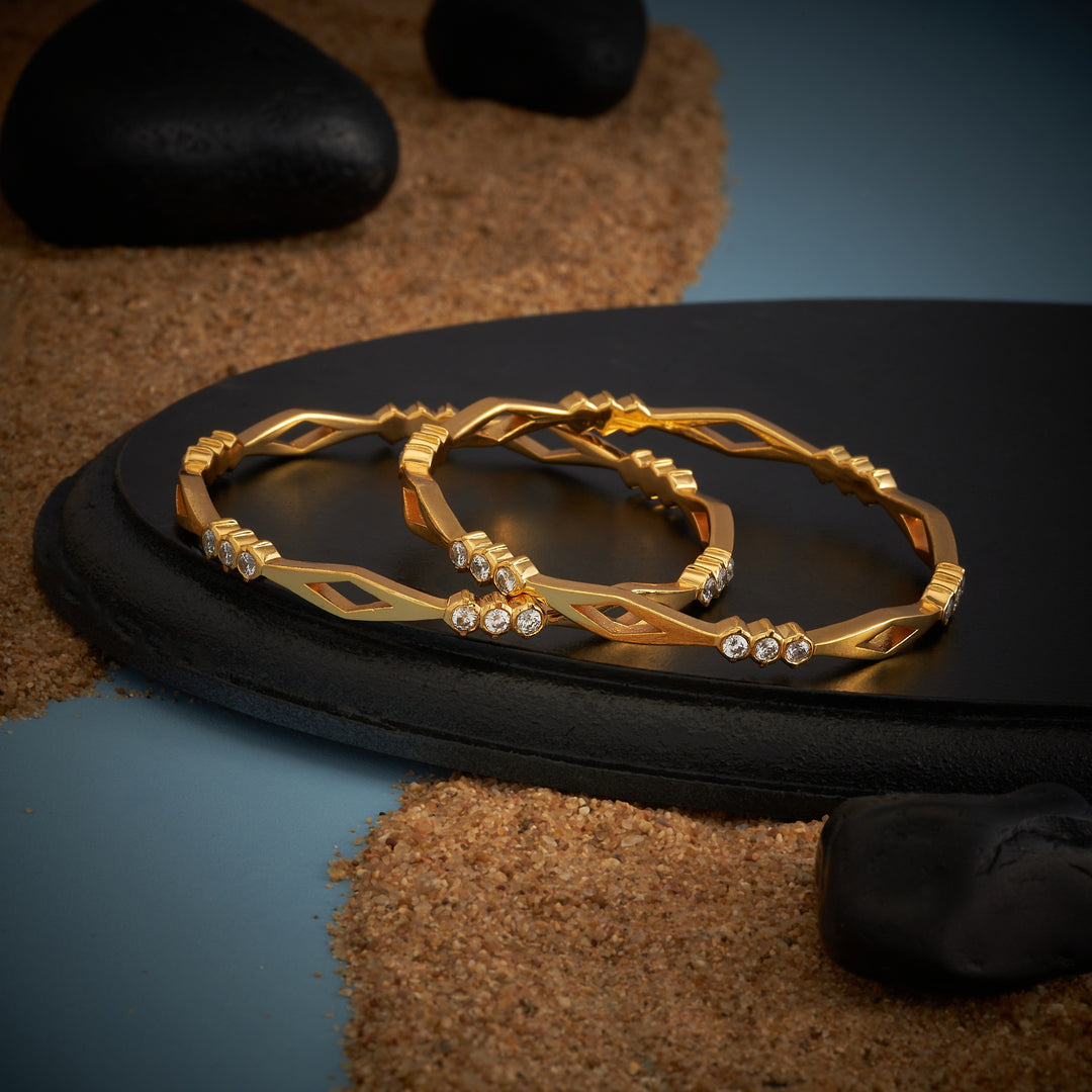Lustrelle Stone Bangles
