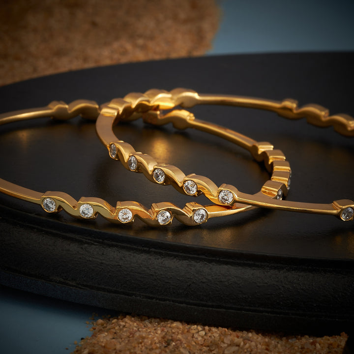 Lustre Stone Bangles