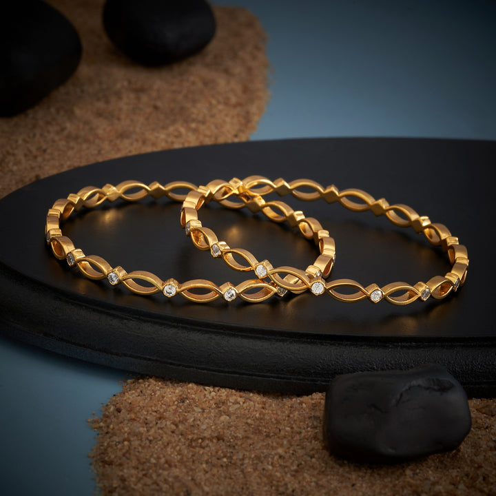 Crystal Veil Stone Bangles