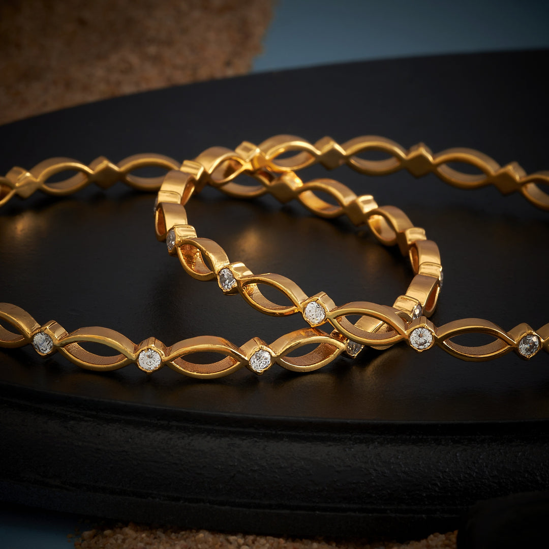 Crystal Veil Stone Bangles