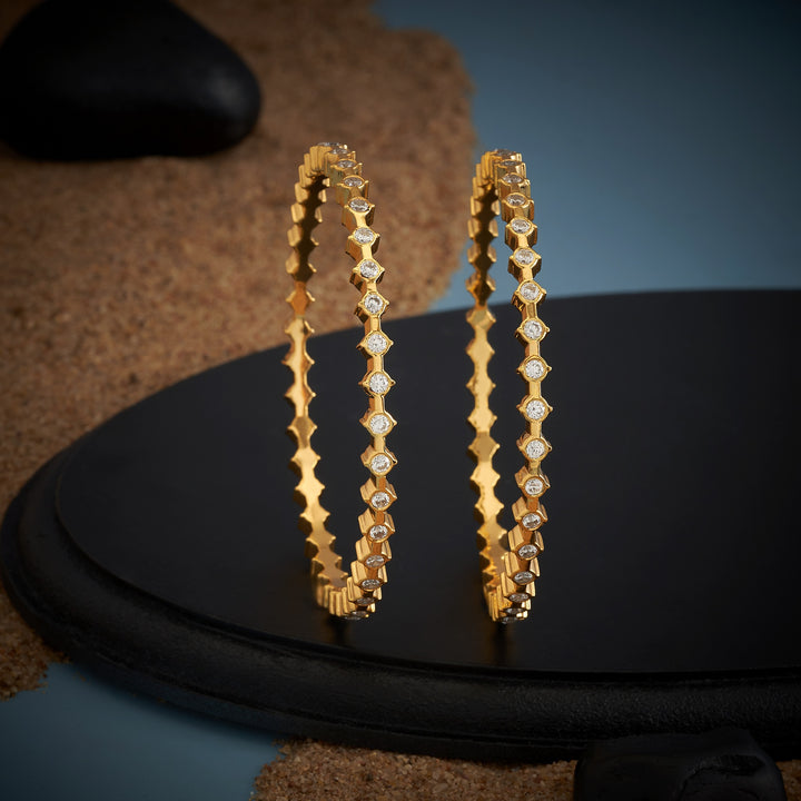 Celestial Halo Stone Bangles