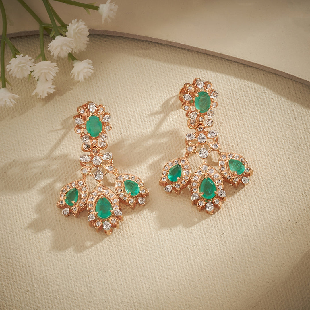 Garden Petal Stone Necklace Set