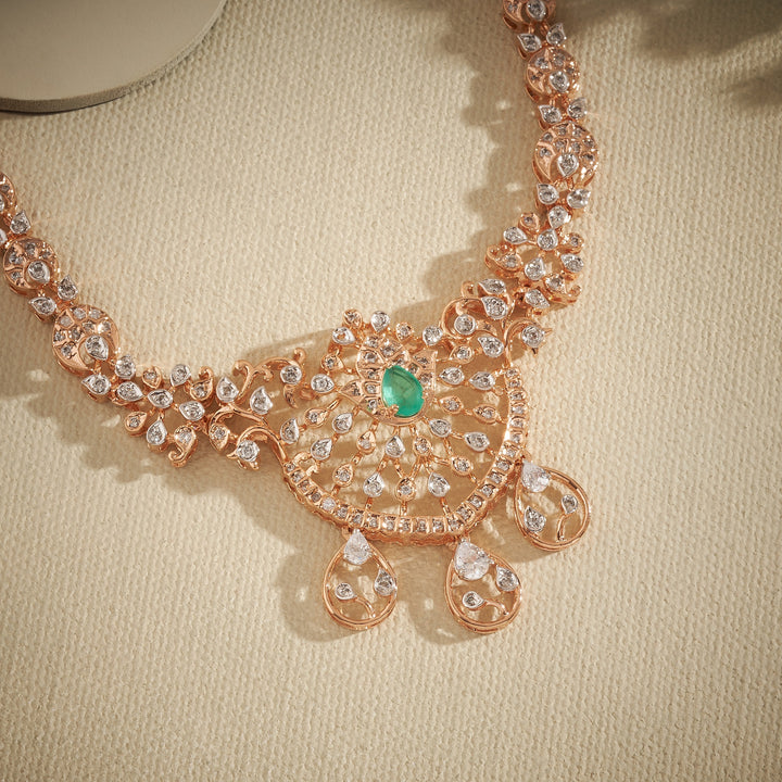 Lustre Stone Necklace Set