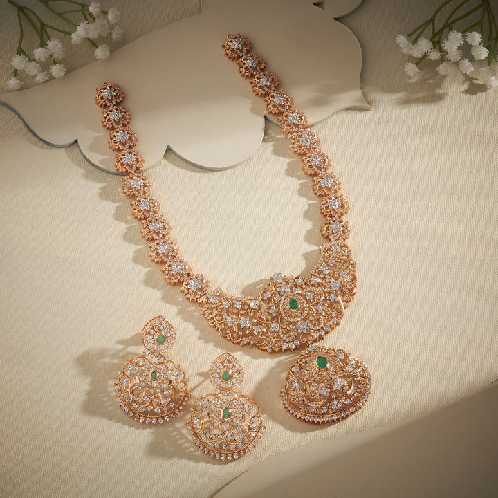 Petal Pop CZ Necklace Set