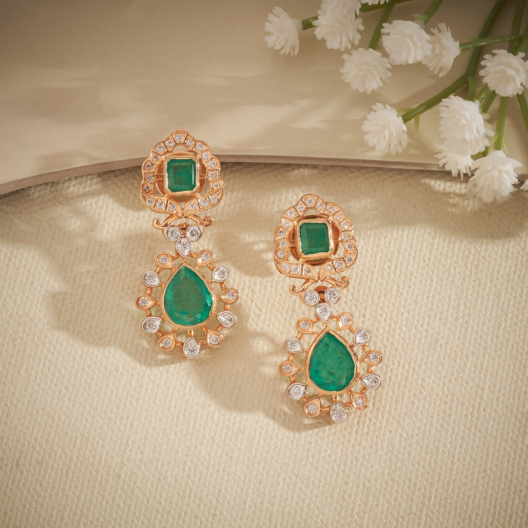 Mystic Peacock Stone Necklace Set