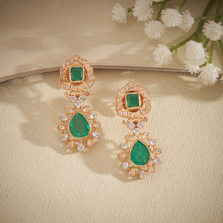 Mystic Peacock Stone Necklace Set