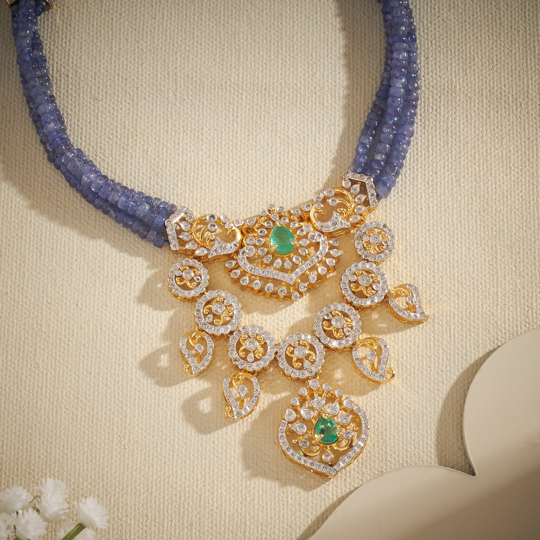 Zivora Stone Necklace Set