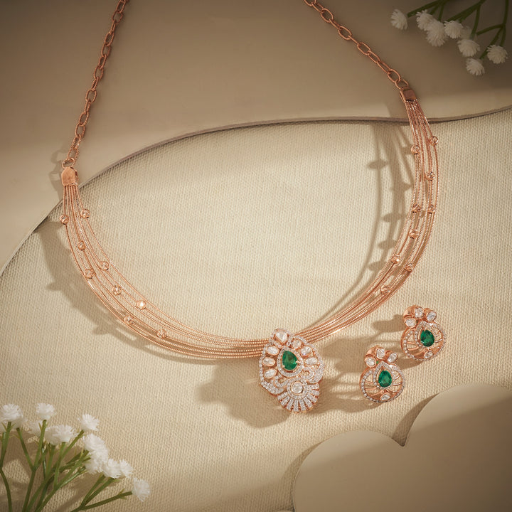 Verde Shine Victorian Kanti Set