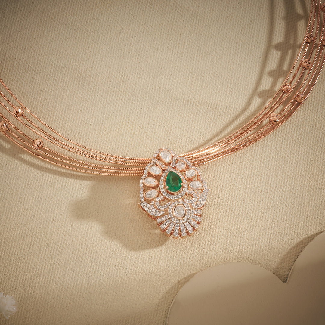 Verde Shine Victorian Kanti Set