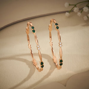 Fern Petal Stone Bangles