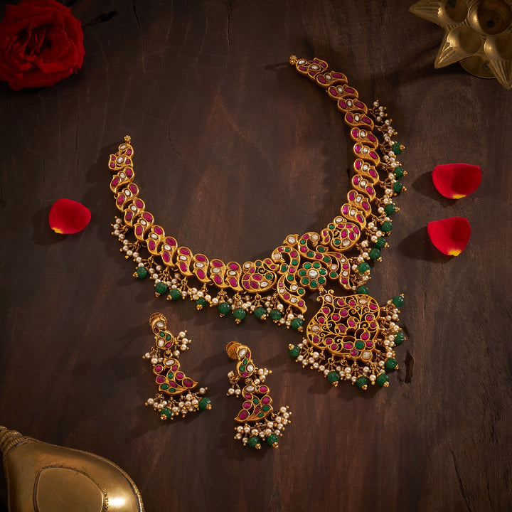 Moraya Kundan Necklace Set