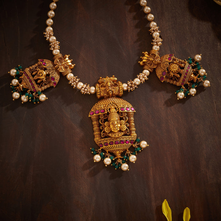 Balaji Temple Necklace Set