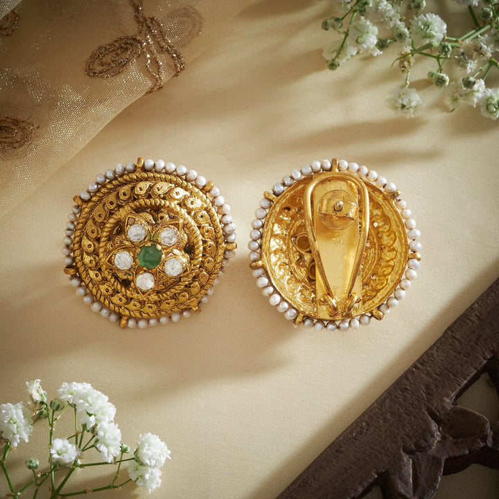 Tara Blossom Nakshi Studs