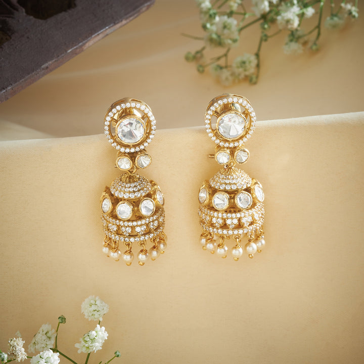 Shine Moissanite Jhumki