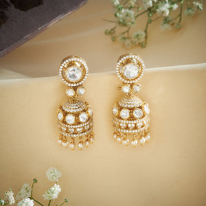 Shine Moissanite Jhumki