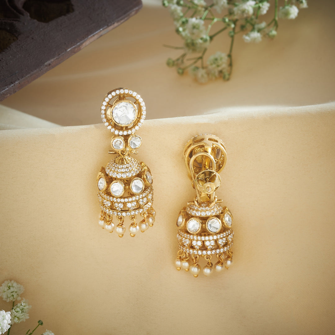 Shine Moissanite Jhumki
