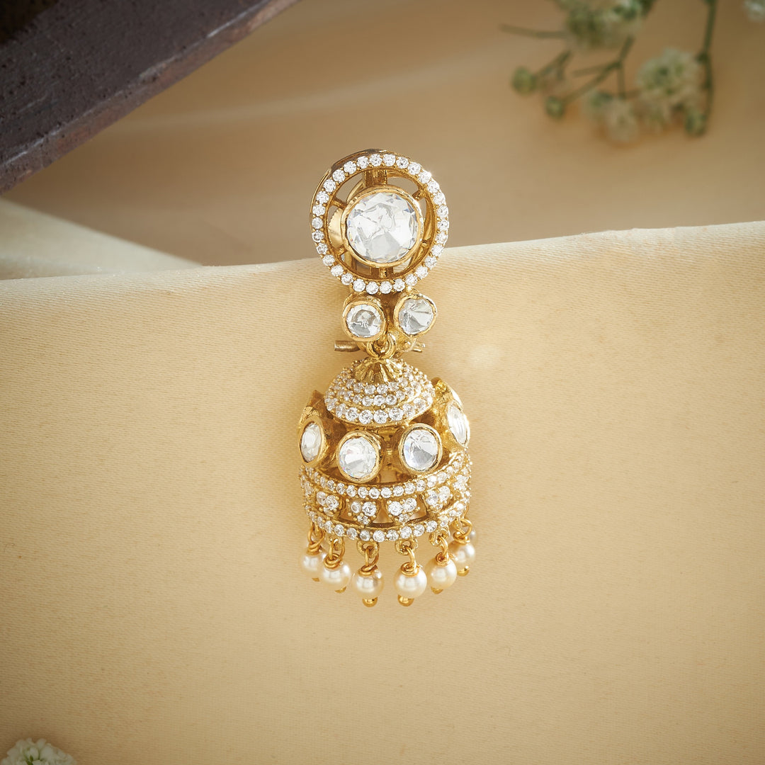 Shine Moissanite Jhumki