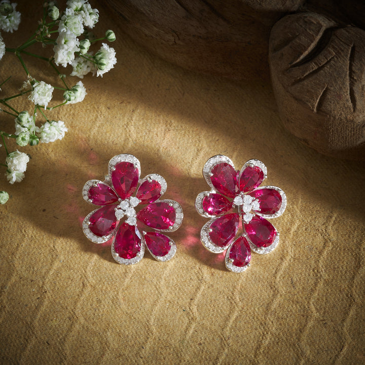 Pinkish Shine Studs