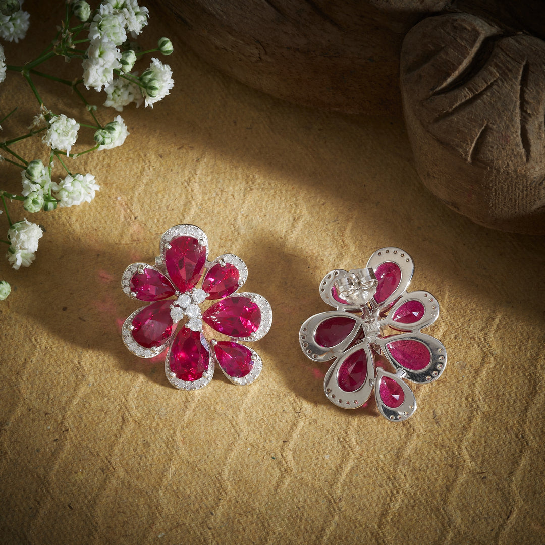 Pinkish Shine Studs