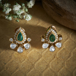 Crystal Blaze Moissanite Studs