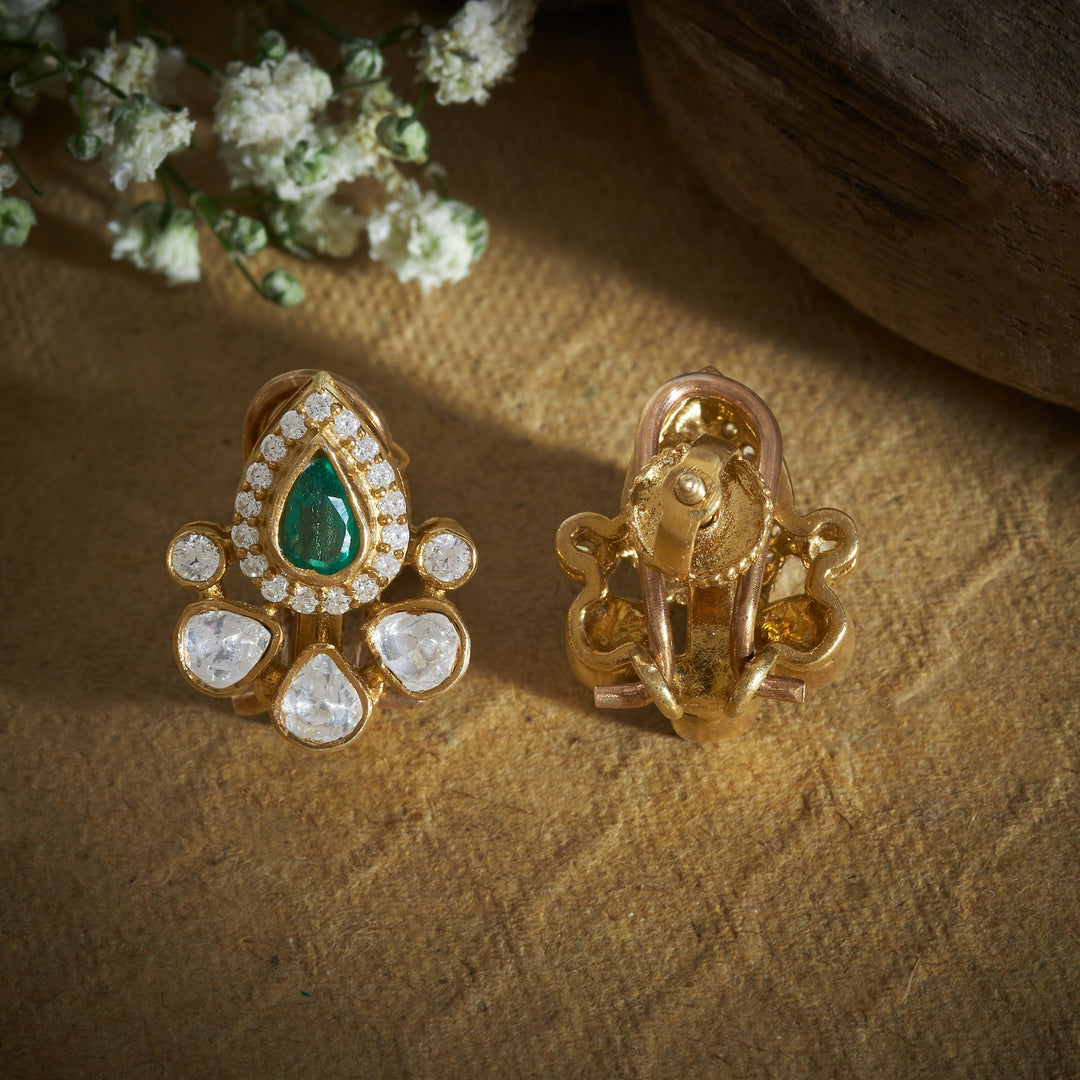 Crystal Blaze Moissanite Studs
