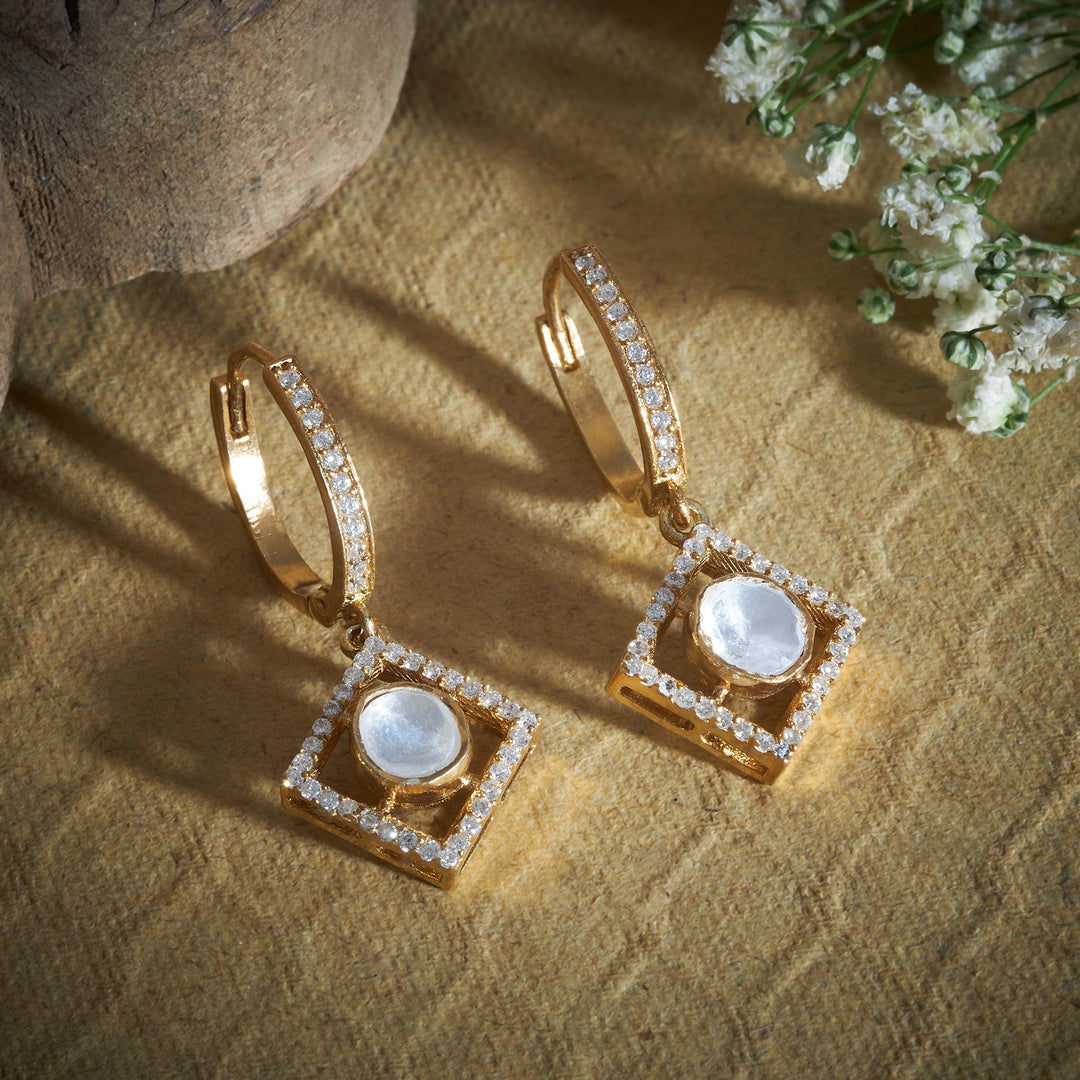Rivya Moissanite Hoops