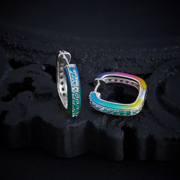 Elara Square Hoops