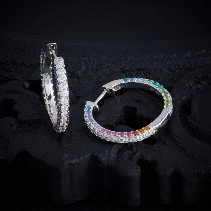 Celeste Circles Hoops