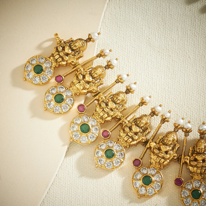 Vilasini Temple Bottu Necklace