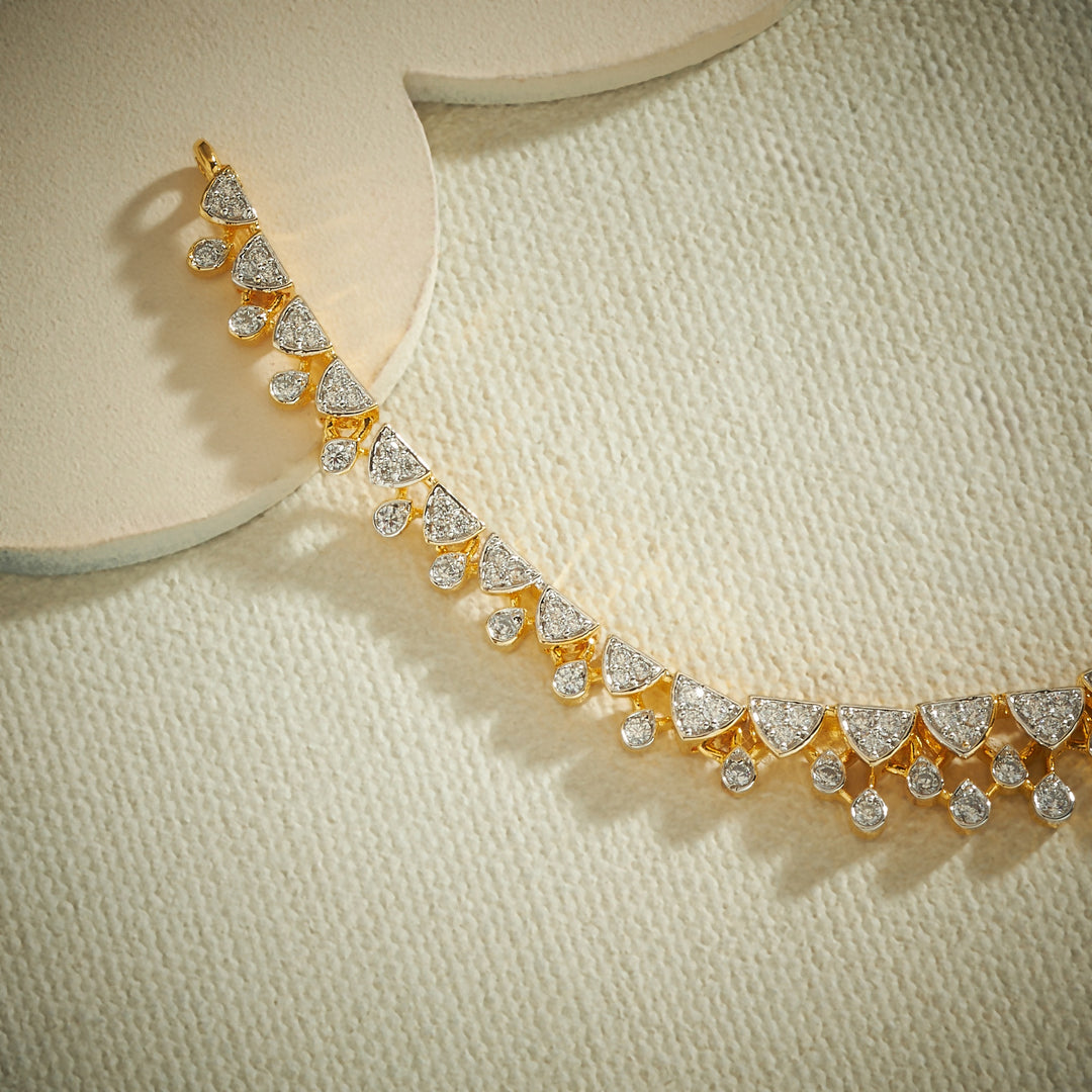 Anvika Glow CZ Necklace Set