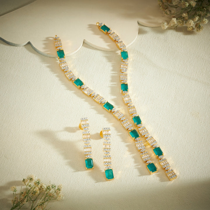 Linea Luxe CZ Necklace Set