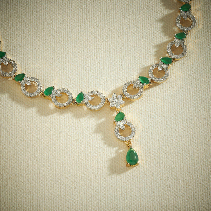 Myra CZ Necklace Set