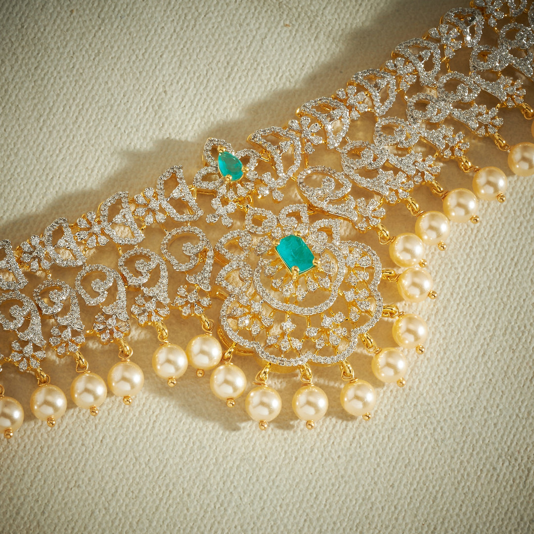 Myra CZ Choker Set