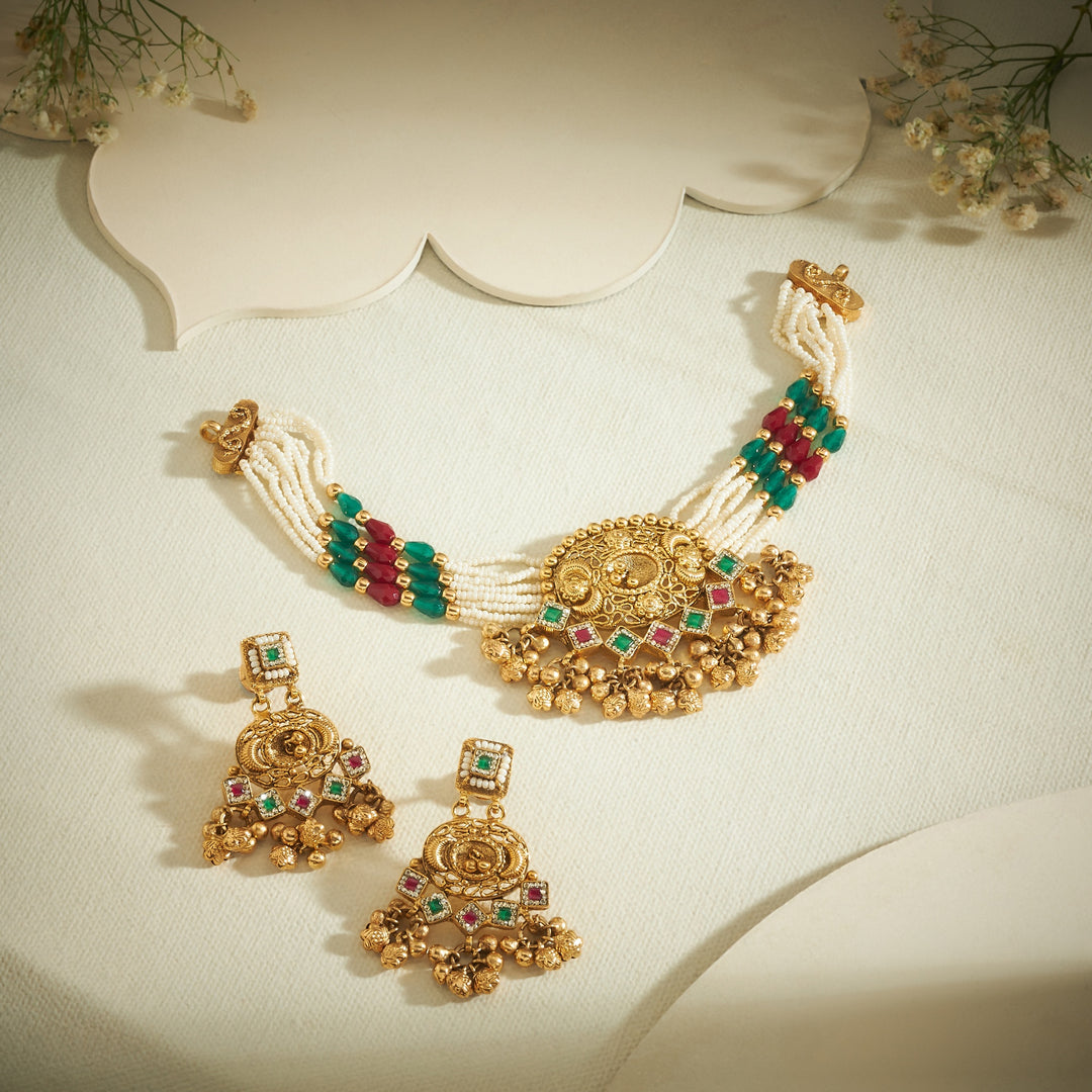 Rajwada Antique Choker Set