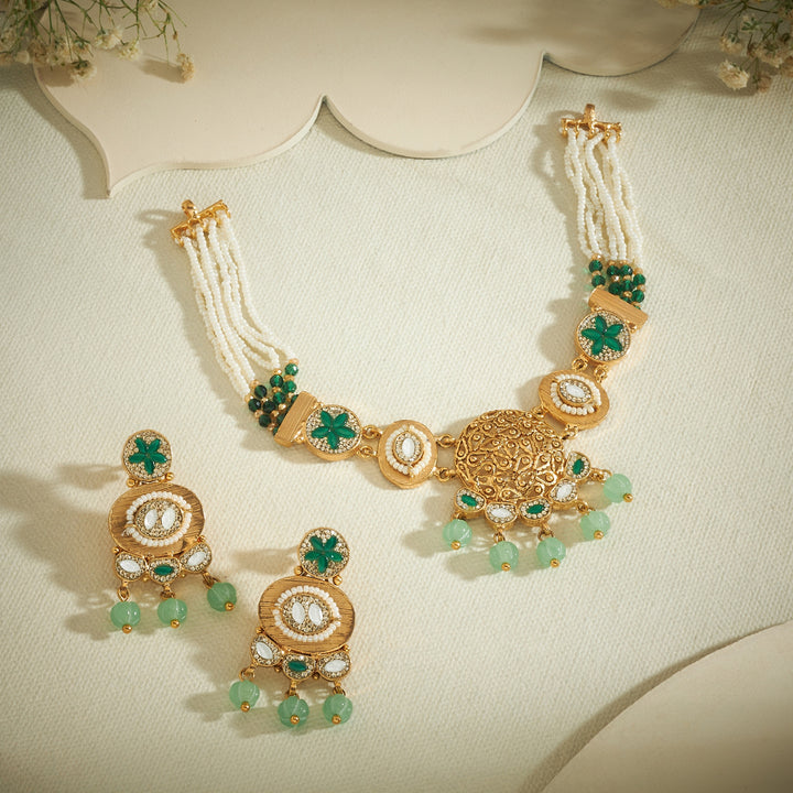 Regal Patina Antique Necklace Set