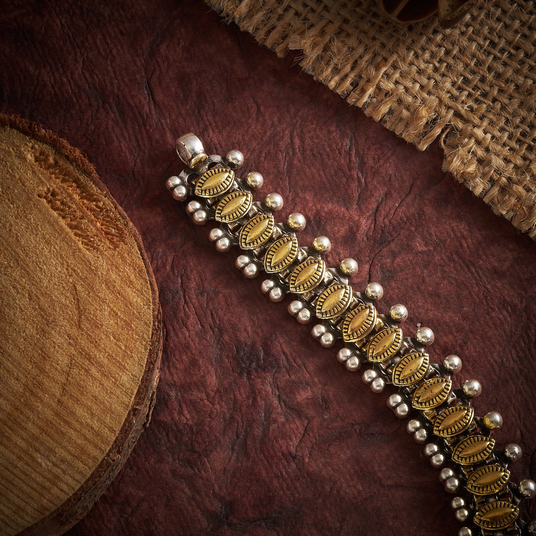 Petalya Oxidised Payal