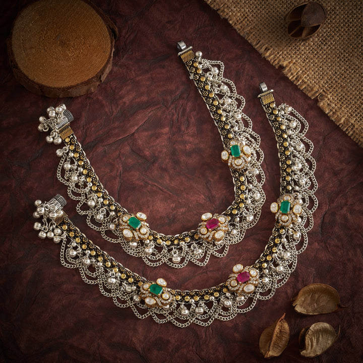 Anvika Oxidized Payal