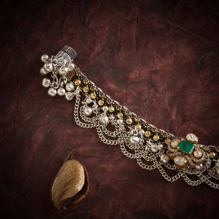 Anvika Oxidized Payal