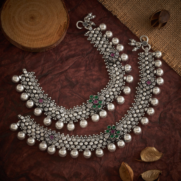 Jhanira Oxidised Payal