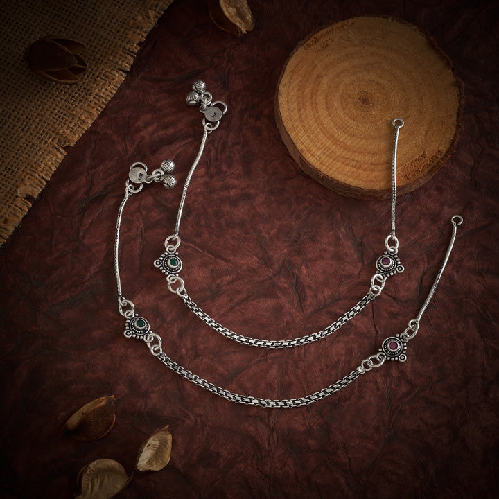 Oxidised Phool Payal