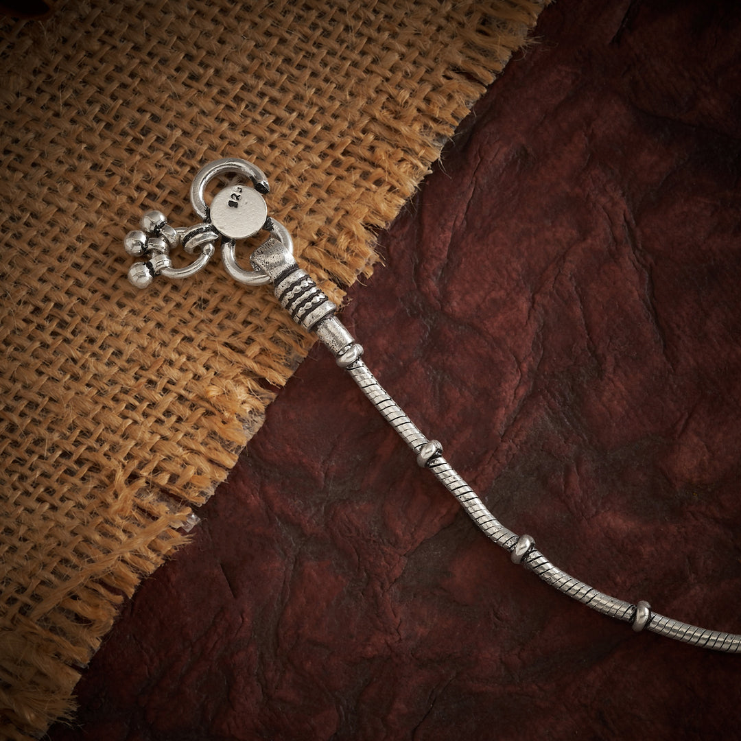 Floriva Oxidized Payal