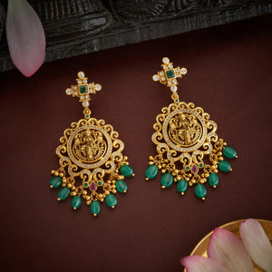 Gaja-Lakshmi Temple Danglers